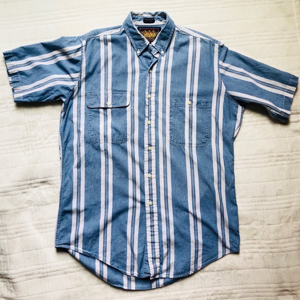 Vintage Chaps Ralph Lauren 100% Cotton Button Down